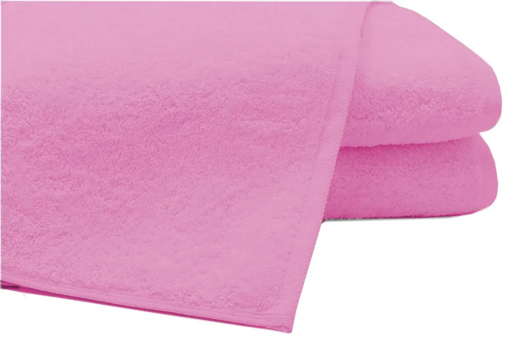 Pack of 2 Extra Large Bath Sheets100% Cotton Towels Jumbo Size COLOUR Pink