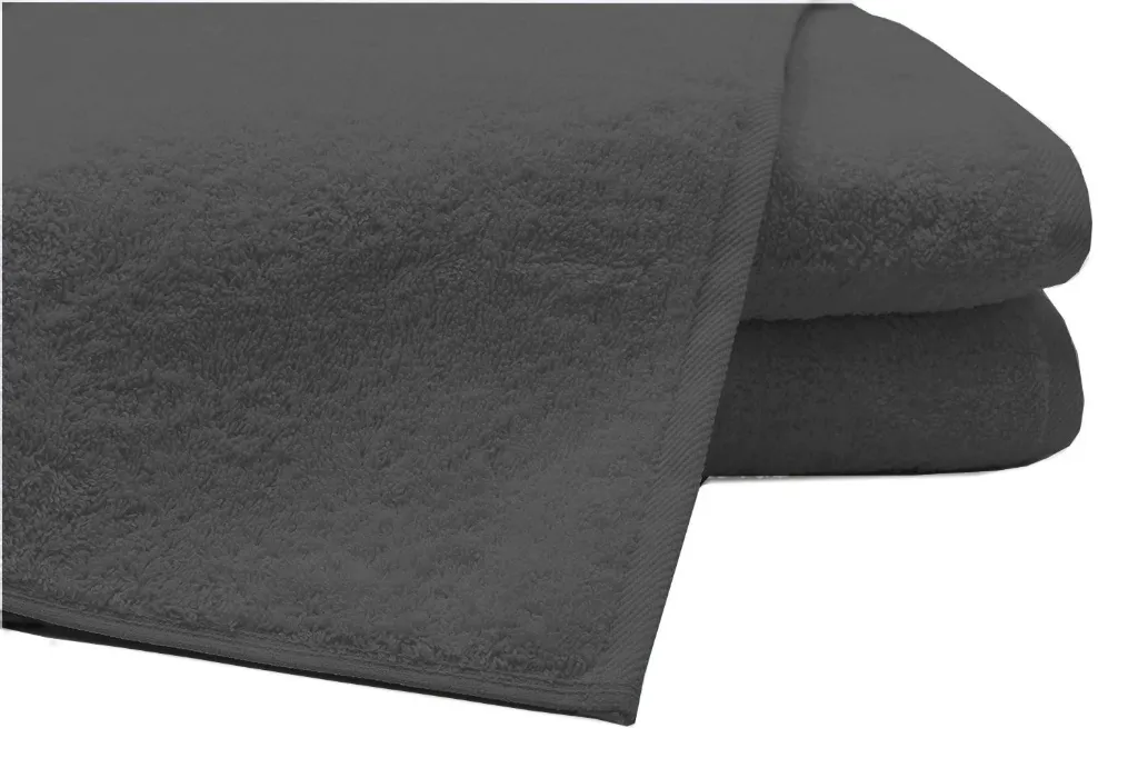 Pack of 2 Extra Large Bath Sheets100% Cotton Towels Jumbo Size COLOUR Grey
