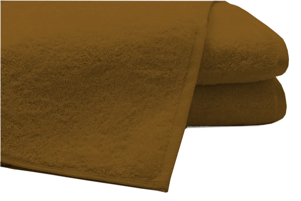 Pack of 2 Extra Large Bath Sheets100% Cotton Towels Jumbo Size COLOUR Coffee
