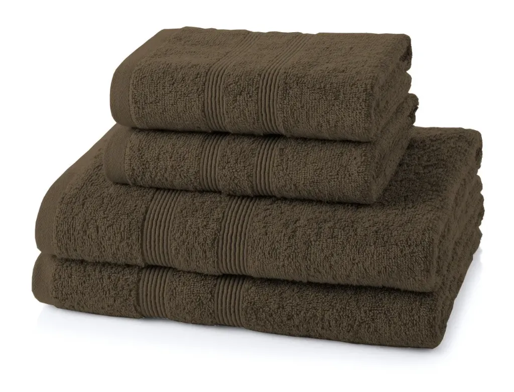 4 Pieces Towels Bale Set 2x Hand 2x Bath