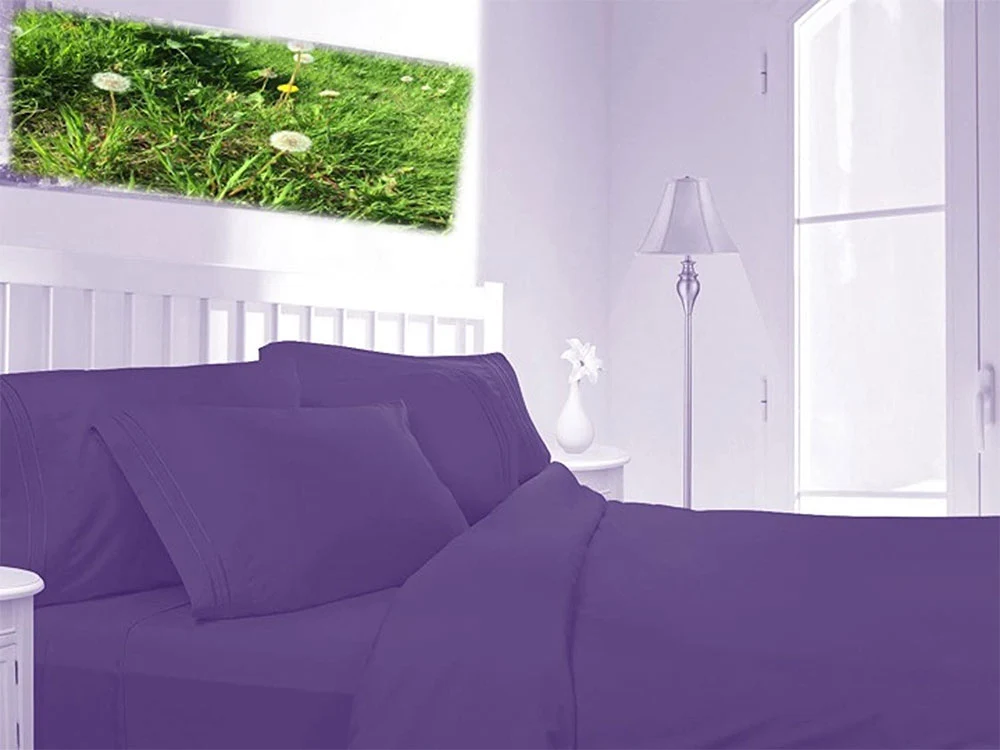 16" Extra Deep Percale Non-Iron Fitted Sheets Egyptian Cotton