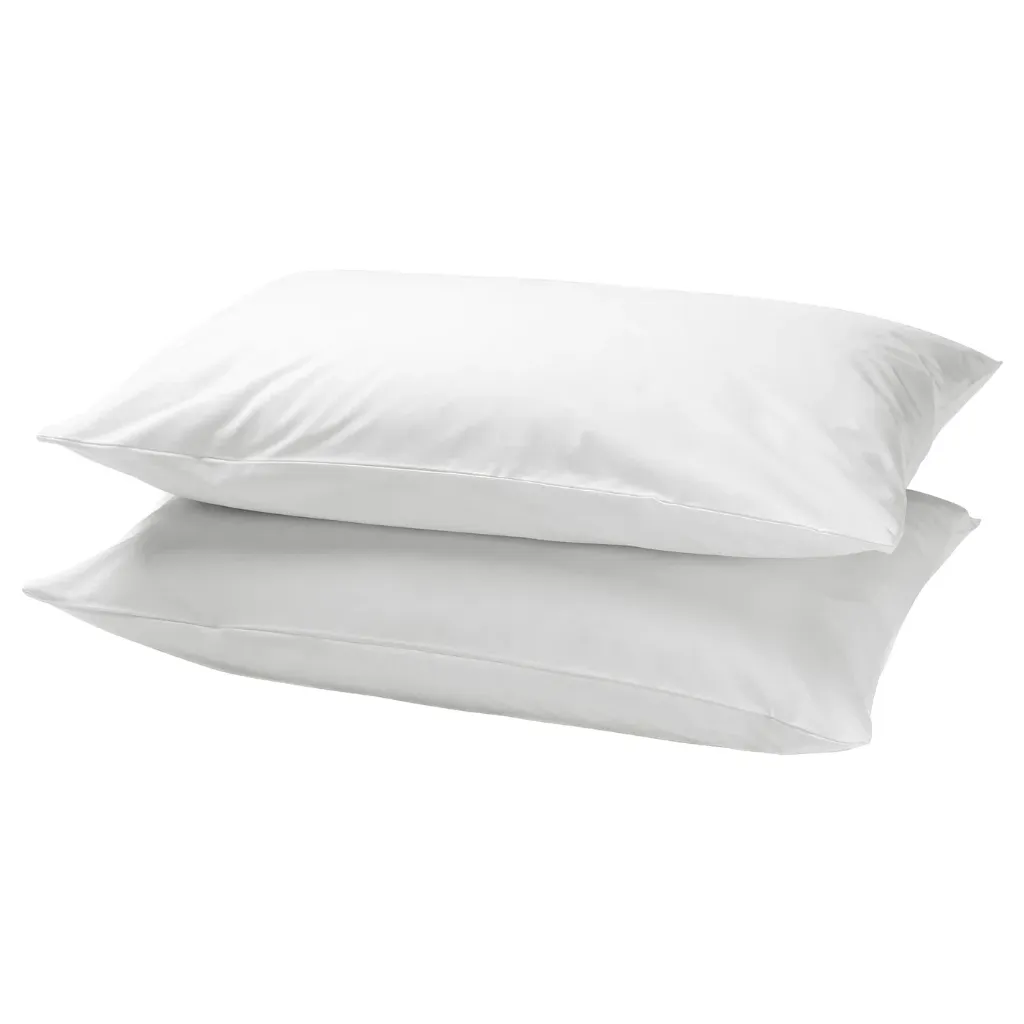 2X PILLOW CASE LUXURY CASES POLY COTTON HOUSEWIFE PAIR PACK BEDROOM PILLOWCOVER