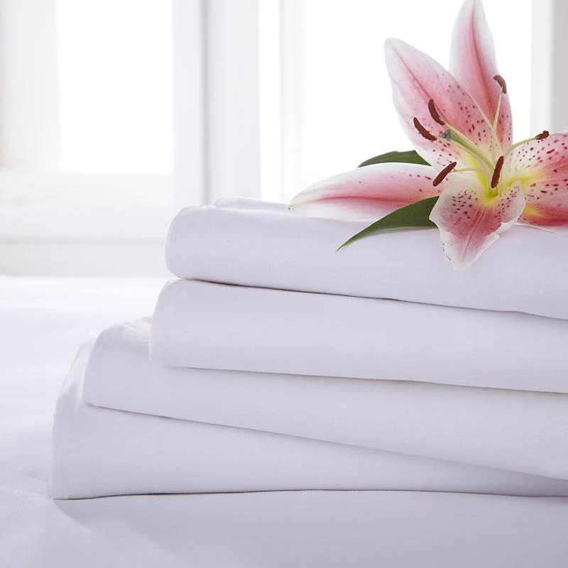 White 50/50 Polycotton Long Length Flat Sheet