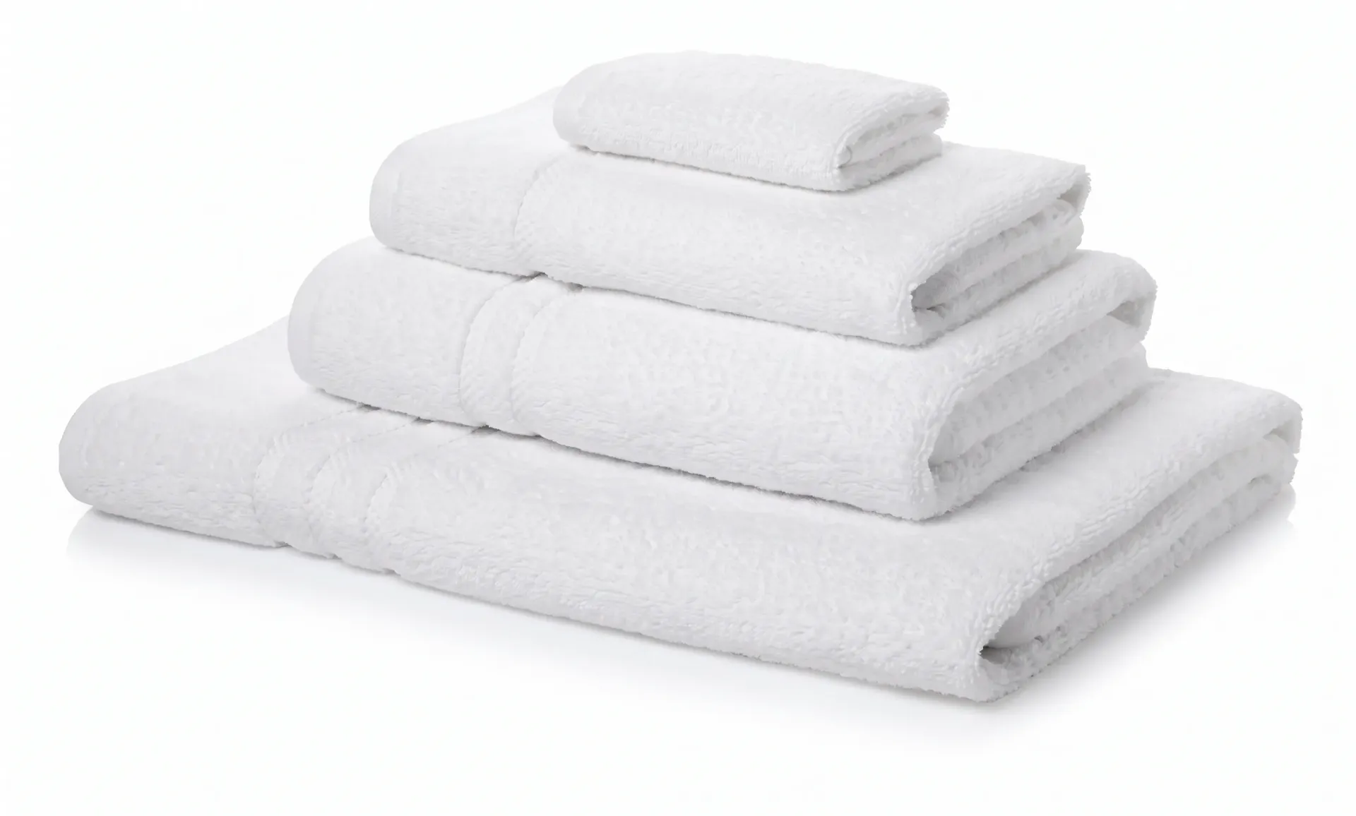 [42468915471] 4 Pcs Hotel Quality Egyptian Cotton Towels Set