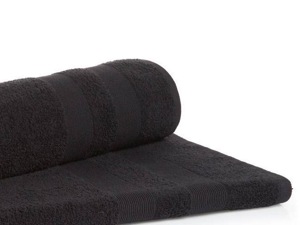 [42186693135] Egyptian Beach Towels | Black (One Sheet)