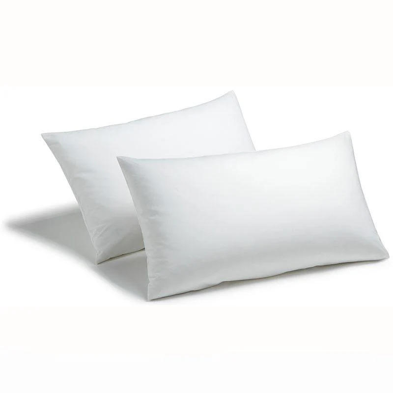 Pescara Plain White 50/50 Polycotton Hemless Bag Pillowcase - Pack of 25