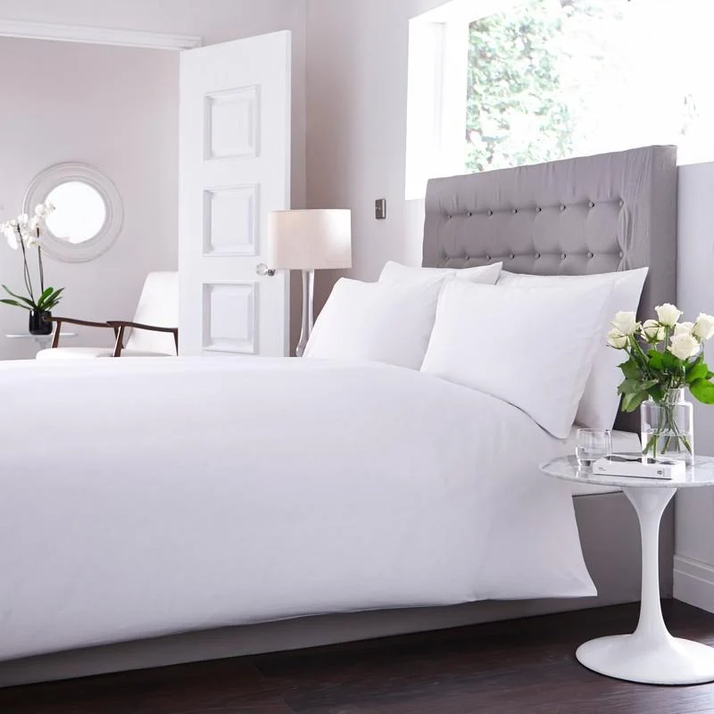 Triora White Cotton Rich Percale Bag Pillowcase