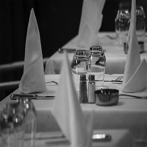 White Band Napkins