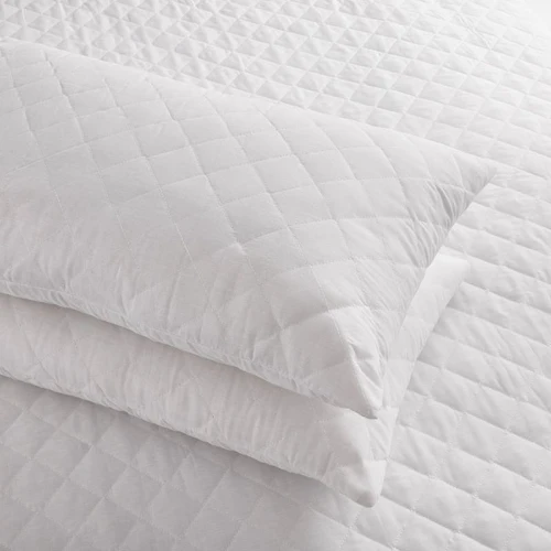 Quilted Polycotton Pillow Protectors (Pair)