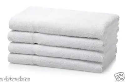Hotel Quality Hand Towels (70x130 cm, 500 GSM, Pack of 4)