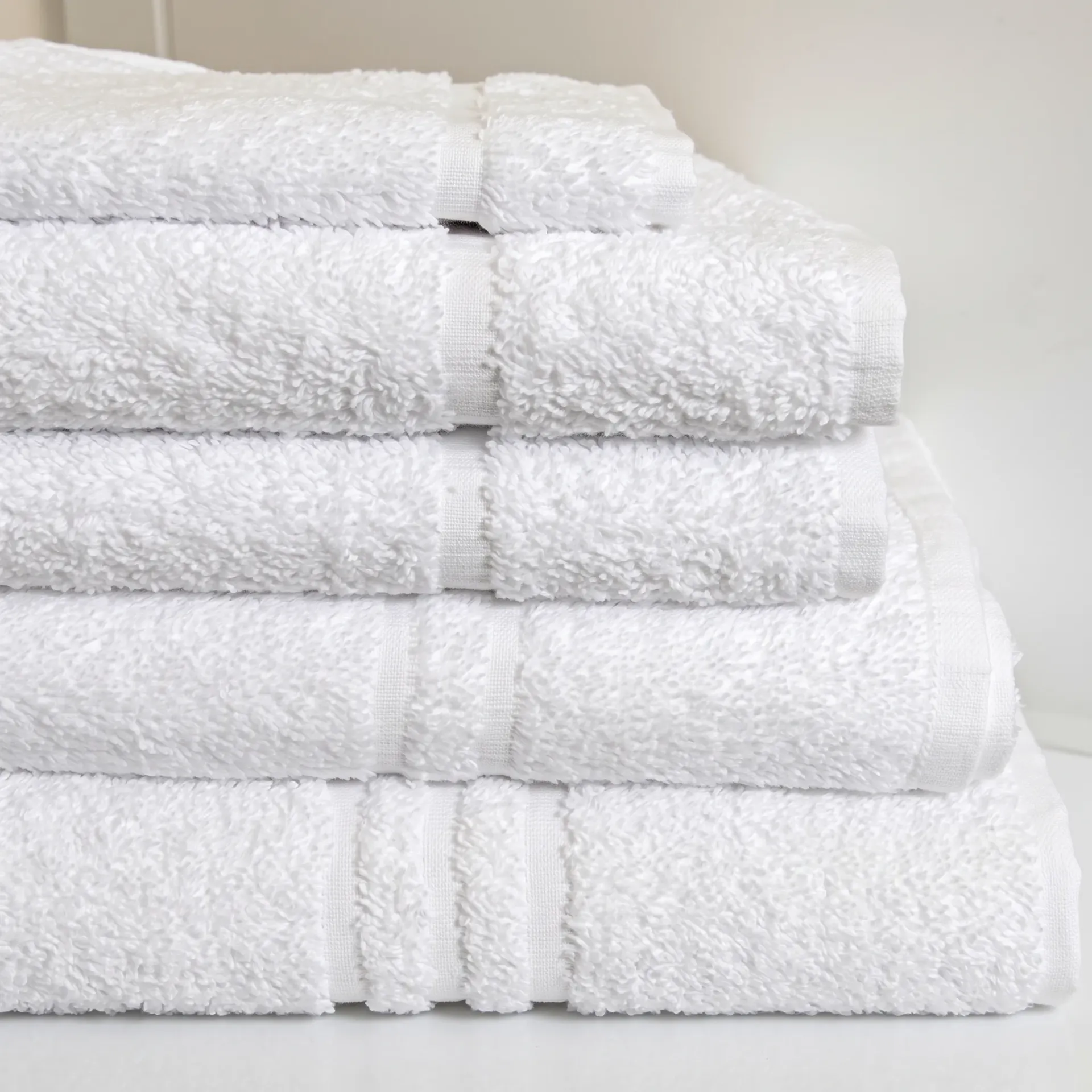 Budget White Towels