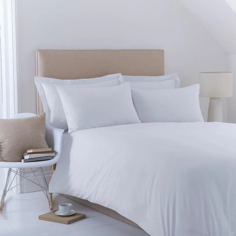 White 100% Cotton Flat Sheet