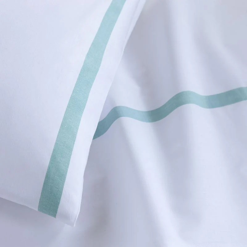 [39328220151878] Healthcare Green Stripe Pillowcase
