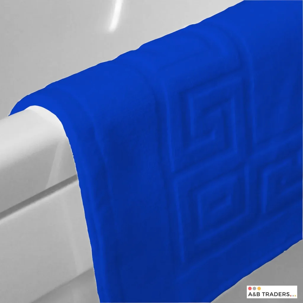 Greek Key Design Bath Mats 750 GSM in 4 Colours