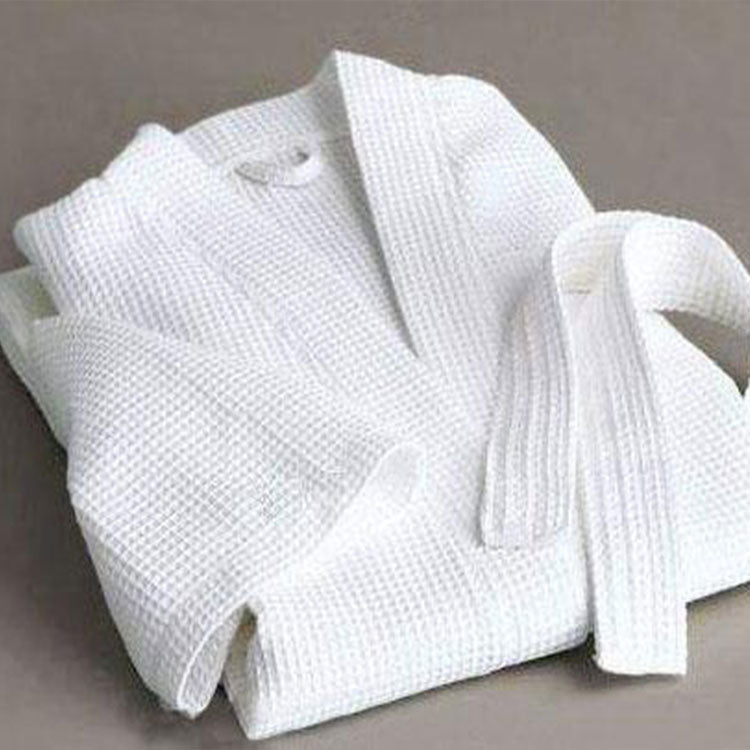 Waffle Weave Bathrobes 100% Cotton 200 Thread Count