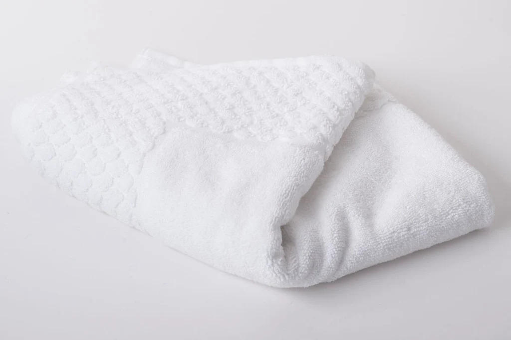 [29155090923590] Popcorn Bath Mats in White 850 GSM (Pack of 2)