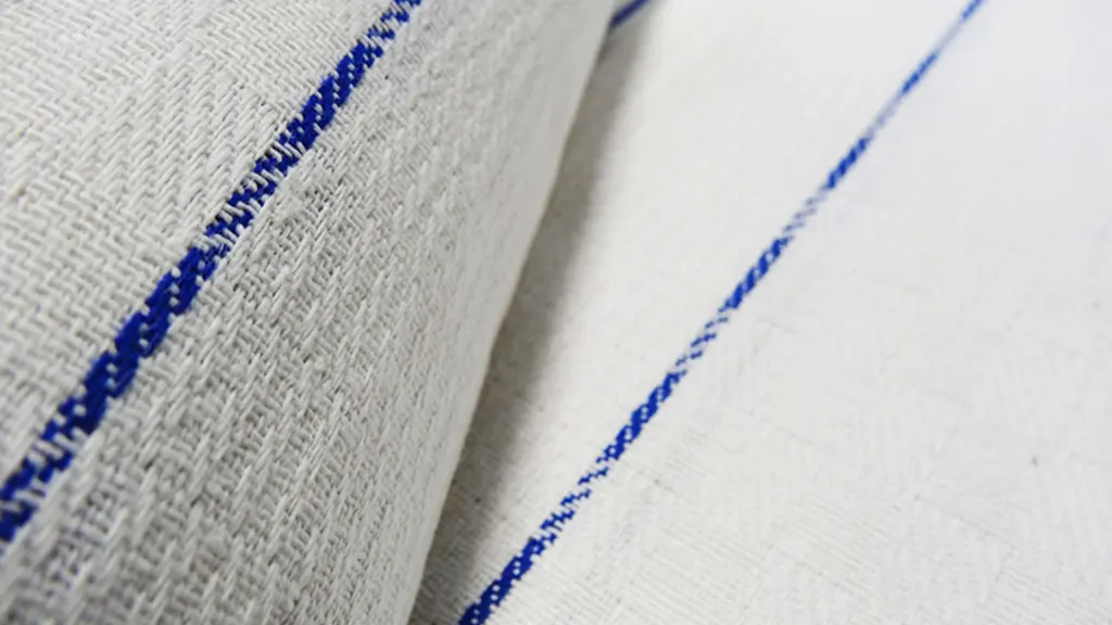 Waiter's Cloths With Blue Stripe